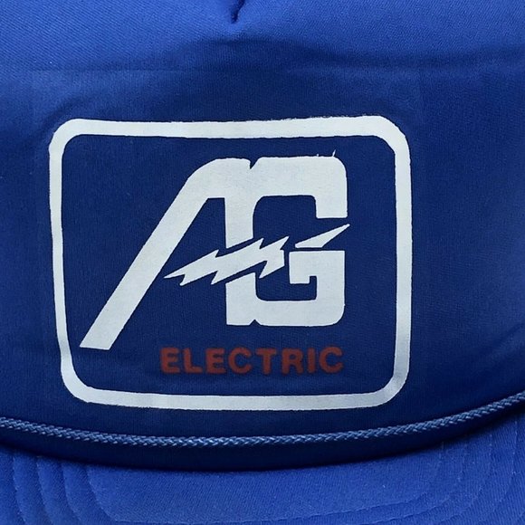 AG Electric Wiring Agriculture Related Champagne Illinois Hat Cap Snapback Blue - Picture 2 of 5